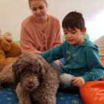 Therapie Hund im Einsatz